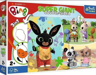 Opakowanie Puzzle 15 Giant Wesoły dzień Binga TREFL