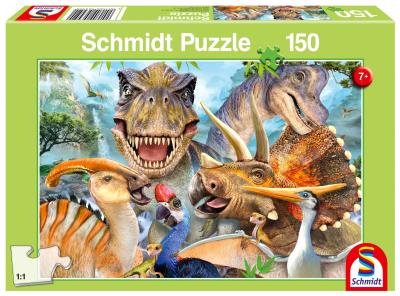 Puzzle 150 Dinozaury G3. Wydawca: G3. SmakLiter.pl Opakowanie Puzzle 150 Dinozaury G3