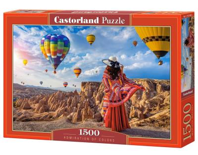Opakowanie Puzzle 1500 Admiration of colors CASTOR