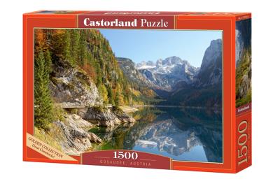 Puzzle 1500 Gosausee, Austria CASTOR. Wydawca: Castorland. SmakLiter.pl Opakowanie Puzzle 1500 Gosausee, Austria CASTOR