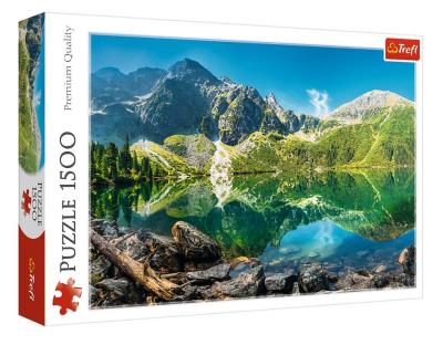Opakowanie Puzzle 1500 Jezioro Morskie Oko, Tatry TREFL