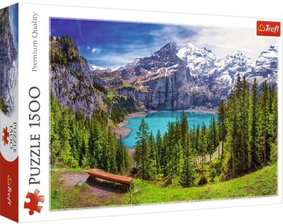 Opakowanie Puzzle 1500 Jezioro Oeschinen TREFL