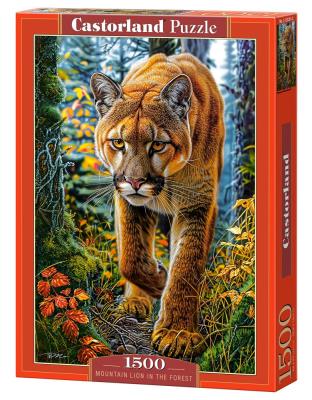 Puzzle 1500 Mountain Lion In The Forest CASTOR. Wydawca: Castorland. SmakLiter.pl Opakowanie Puzzle 1500 Mountain Lion In The Forest CASTOR