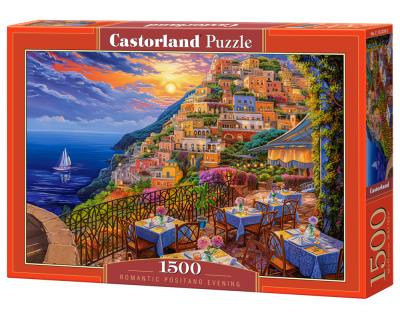 Puzzle 1500 Romantic Positano Evening. Wydawca: Castorland. SmakLiter.pl Opakowanie Puzzle 1500 Romantic Positano Evening