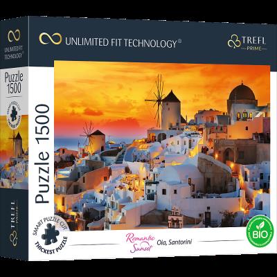 Opakowanie Puzzle 1500 UFT Romantic Sunset Oia Santorini 26195
