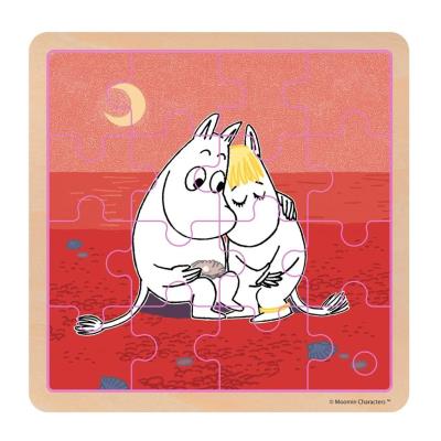 Opakowanie Puzzle 16 drewniane Muminki - Troska