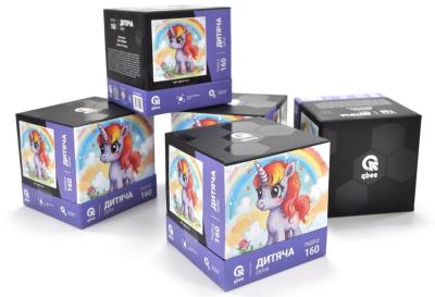 Opakowanie Puzzle 160 Jednorożec i Tęcza