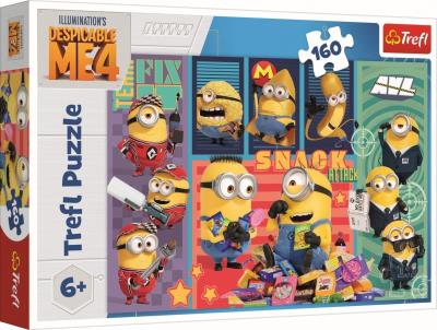 Opakowanie Puzzle 160 Minionkowa radość TREFL