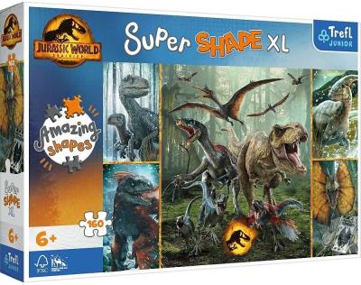 Opakowanie Puzzle 160 XL Niezwykłe dinozaury TREFL