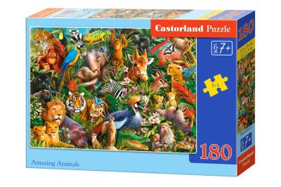 Puzzle 180 Amazing Animals. Wydawca: CASTOR. SmakLiter.pl Opakowanie Puzzle 180 Amazing Animals