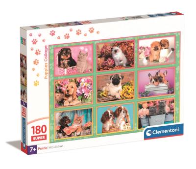 Opakowanie Puzzle 180 Super Puppies Collage