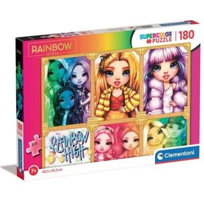 Opakowanie Puzzle 180 Supercolor Rainbow High