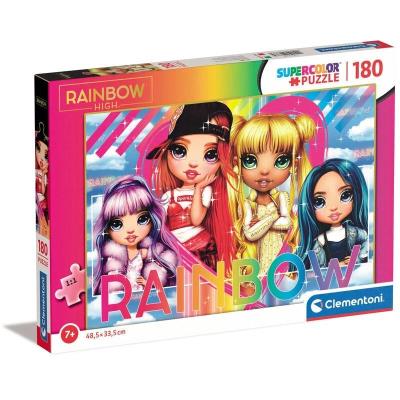 Opakowanie Puzzle 180 Supercolor Rainbow High