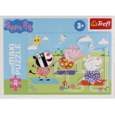 Opakowanie Puzzle 20 miniMaxi Beztroski dzień Peppy 1 TREFL