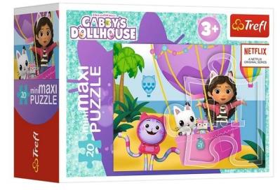Opakowanie Puzzle 20 miniMaxi Kolorowy dzień Gabby 2 TREFL