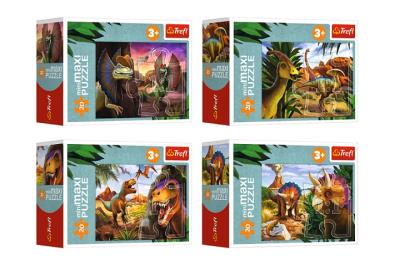 Opakowanie Puzzle 20 miniMaxi Poznaj świat dinozarów 1 szt. mix 56036