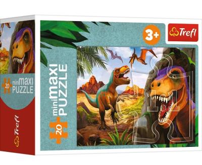 Opakowanie Puzzle 20 miniMaxi Poznaj świat dinozaurów 3 TREFL