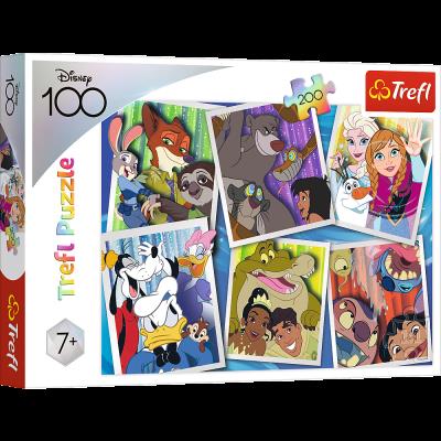 Opakowanie Puzzle 200 Bohaterowie Disney TREFL