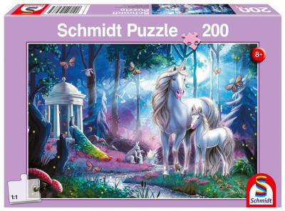 Puzzle 200 Jednorożec i źrebak 112716. Wydawca: Schmidt Spiele Puzzle. SmakLiter.pl Opakowanie Puzzle 200 Jednorożec i źrebak 112716