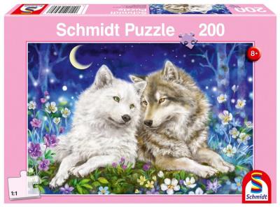Puzzle 200 Milusińskie wilki. Wydawca: Schmidt. SmakLiter.pl Opakowanie Puzzle 200 Milusińskie wilki