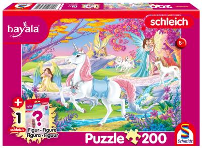 Puzzle 200 Schleich Bayala Magiczna kraina + figurka 113349. Wydawca: Schmidt Spiele Puzzle. SmakLiter.pl Opakowanie Puzzle 200 Schleich Bayala Magiczna kraina + figurka 113349