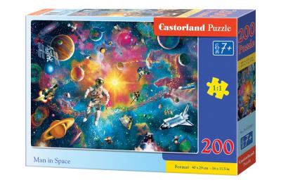 Puzzle 200 Spacer w kosmosie B-222261. Wydawca: CASTOR. SmakLiter.pl Opakowanie Puzzle 200 Spacer w kosmosie B-222261