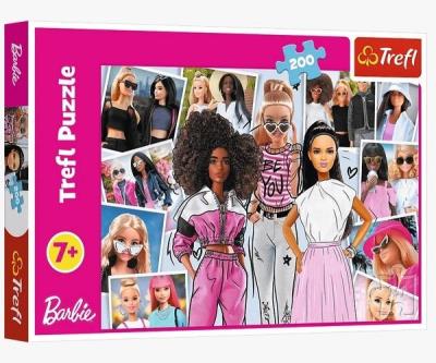 Opakowanie Puzzle 200 W świecie Barbie/Mattel Barbie TREFL