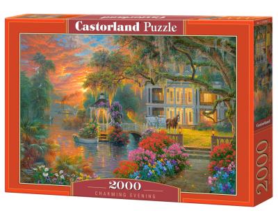 Puzzle 2000 Charming Evening CASTOR. Wydawca: Castorland. SmakLiter.pl Opakowanie Puzzle 2000 Charming Evening CASTOR