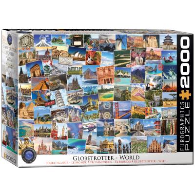 Puzzle 2000 Globetrotter World 8220-5480. Wydawca: Eurographics. SmakLiter.pl Opakowanie Puzzle 2000 Globetrotter World 8220-5480