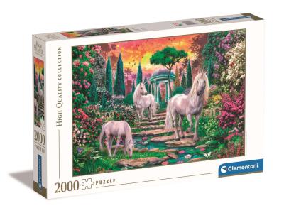 Opakowanie Puzzle 2000 HQ Classical Garden Unicorns