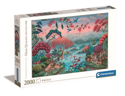 Opakowanie Puzzle 2000 HQ The Peaceful Jungle