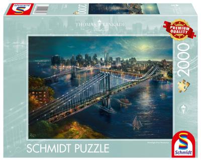 Opakowanie Puzzle 2000 PQ Światło księżyca nad Manhattanem Nowy Jork 112733