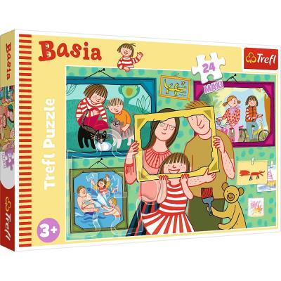 Opakowanie Puzzle 24 Maxi Basia i jej dzień TREFL