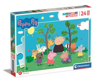 Opakowanie Puzzle 24 Maxi Super Kolor Peppa Pig