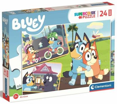 Opakowanie Puzzle 24 Maxi Superkolor Bluey