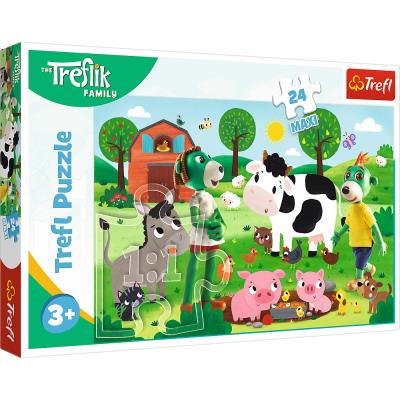 Opakowanie Puzzle 24 maxi Trefliki na wsi TREFL