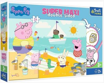 Opakowanie Puzzle 24 Super Maxi Radosny dzień Peppy TREFL