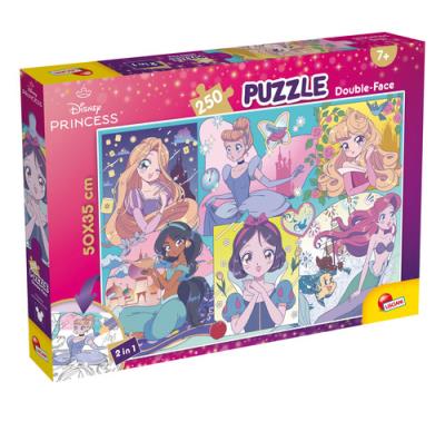Puzzle 250 Disney Princess Double-Face. Wydawca: Lisciani. SmakLiter.pl Opakowanie Puzzle 250 Disney Princess Double-Face