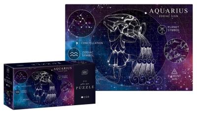Puzzle 250 Zodiac Signs 11 Aquarius. Wydawca: INTERDRUK. SmakLiter.pl Opakowanie Puzzle 250 Zodiac Signs 11 Aquarius
