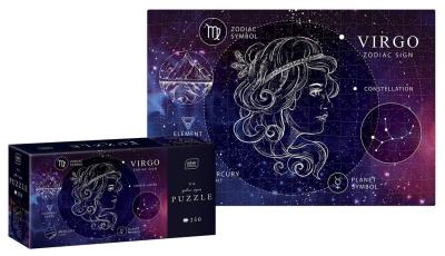 Puzzle 250 Zodiac Signs 6 Virgo. Wydawca: INTERDRUK. SmakLiter.pl Opakowanie Puzzle 250 Zodiac Signs 6 Virgo