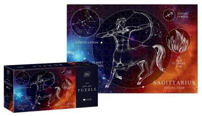Puzzle 250 Zodiac Signs 9 Sagittarius. Wydawca: INTERDRUK. SmakLiter.pl Opakowanie Puzzle 250 Zodiac Signs 9 Sagittarius
