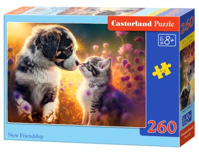Puzzle 260 New Friendship CASTOR. Wydawca: Castorland. SmakLiter.pl Opakowanie Puzzle 260 New Friendship CASTOR
