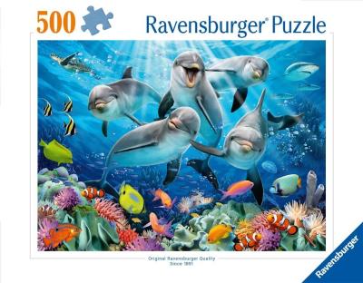 Opakowanie Puzzle 2D 500 Delfiny