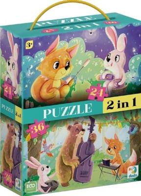 Puzzle 2w1 Letnie Wieczory. Wydawca: Dodo. SmakLiter.pl Opakowanie Puzzle 2w1 Letnie Wieczory