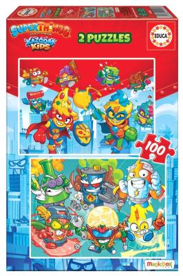 Opakowanie Puzzle 2x100 Super Things G3