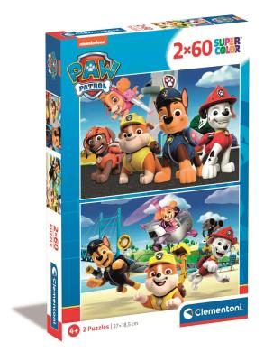 Opakowanie Puzzle 2x60 Super Kolor Paw Patrol
