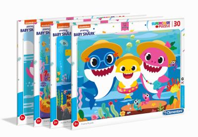 Opakowanie Puzzle 30 Super Color Baby Shark