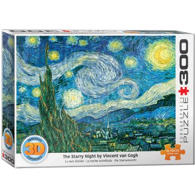 Opakowanie Puzzle 300 3D Starry Night by van Gogh 6331-1204