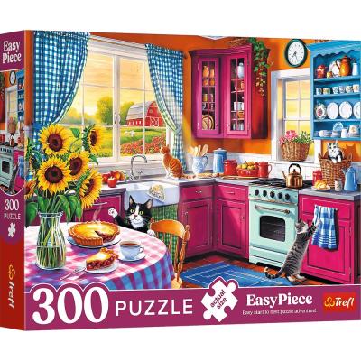 Puzzle 300 EasyPiece - Poranek w kuchni TREFL. Wydawca: Trefl. SmakLiter.pl Opakowanie Puzzle 300 EasyPiece - Poranek w kuchni TREFL