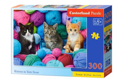 Opakowanie Puzzle 300 el. B-030477 Kittens in Yarn Store